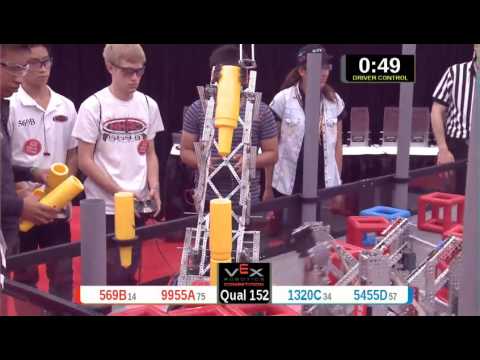 2015 VRC Arts Q152 - 569B 9955A vs 1320C 5455D - 43 to 53 - VEX Worlds 2015 - Arts Division