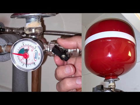 How to repressurise your central heating system | Expansion vessel/tank