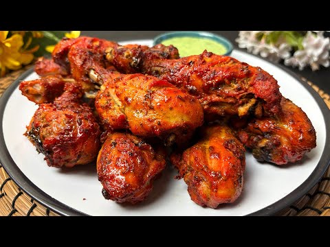 Oven Baked Chicken Drumsticks Recipe • How To Make Chicken Drumsticks in Oven • Tandoori Chicken