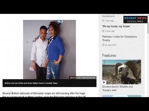 London fire  Two Ethiopian families still missing