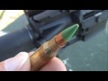 5.56 mm 62 gr NATO "Green Tip" vs. 1/4" Welding ...