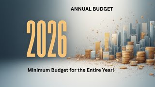 annual budget for 2026 (our plan for $78'000)