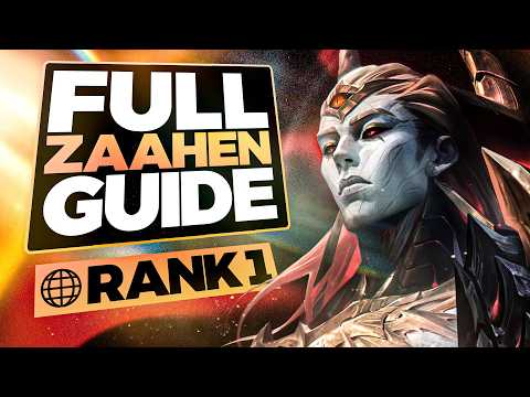 RANK 1 WORLD ZAAHEN TOP GUIDE - Ultimate Guide for Solo Queue
