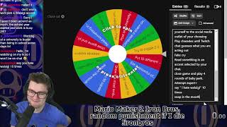 Iron Bros Challenge, Mario Maker 2 But with a Punishment Wheel! - VOD