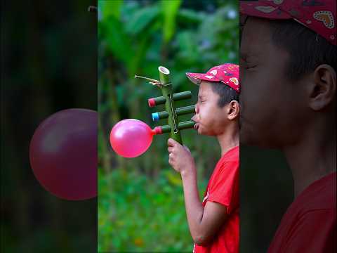Bamboo Creations with Three Colour Balloons Toys #craft #diy