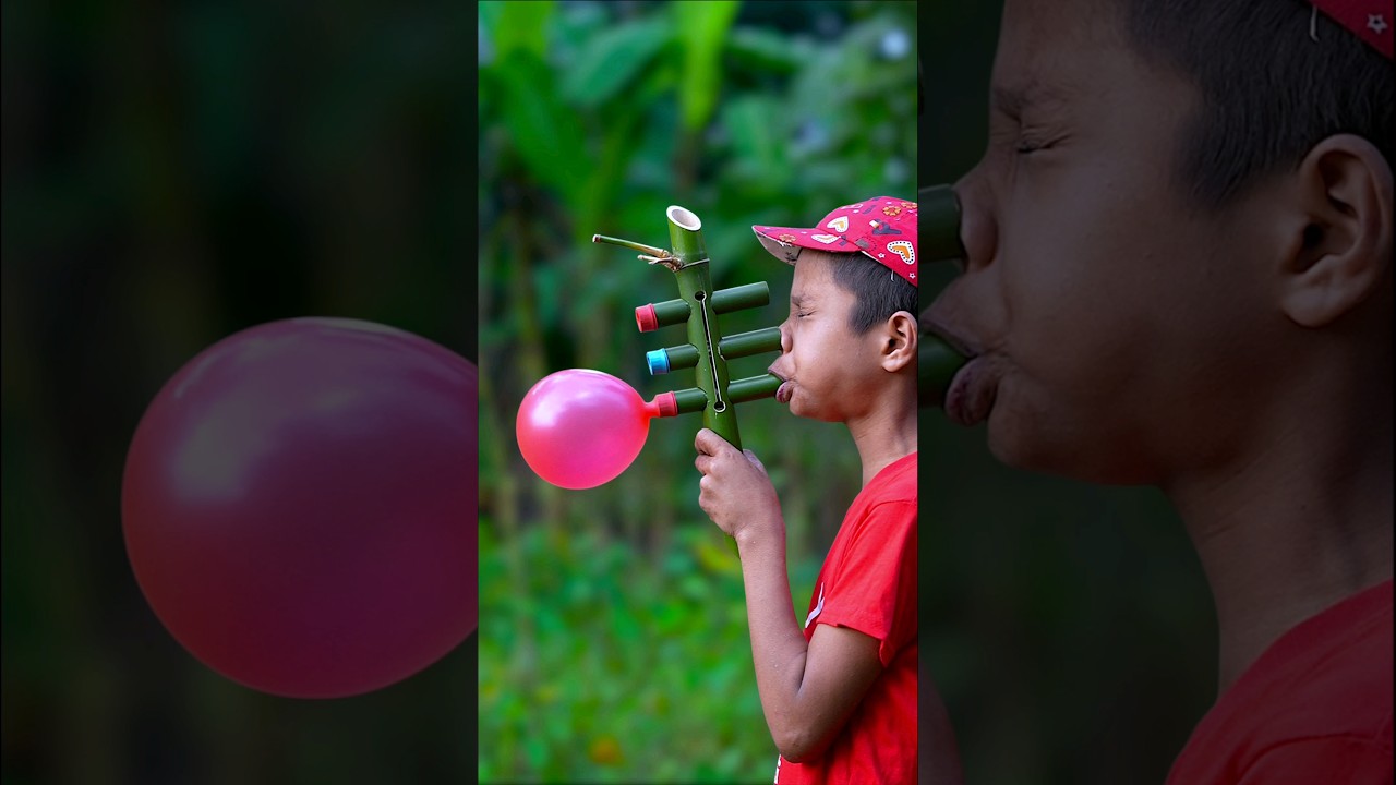 Bamboo Creations with Three Colour Balloons Toys #craft #diy