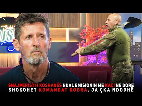 Kojshia Show - Kobra & Snajperisti Koshares  ndal emisionin me Kaci. Shokohet Komandant Kobra!