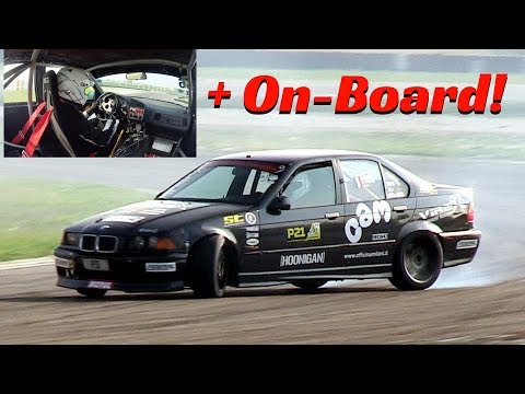 BMW 323i e36 Drifting in Action + On-Board - Cat. Street - King of Italy Franciacorta 2017 -