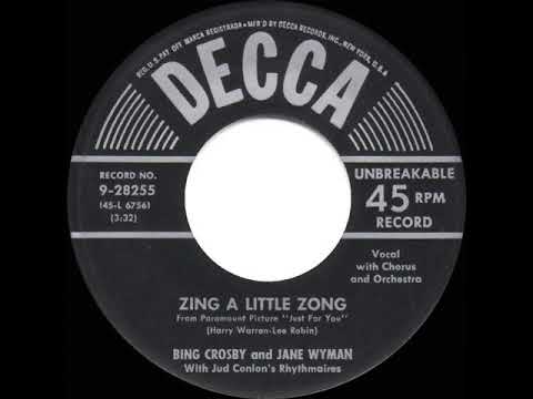 1952 HITS ARCHIVE: Zing A Little Zong - Bing Crosby & Jane Wyman