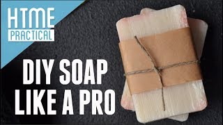 DIY Soap Like a Pro!  Get 32 Bars From One Batch | HTME: Practical