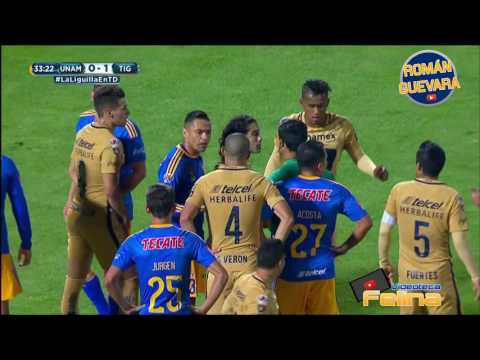 Pumas vs Tigres 2-2 Cuartos De Final IDA Apertura 2016 Liga Mx HD
