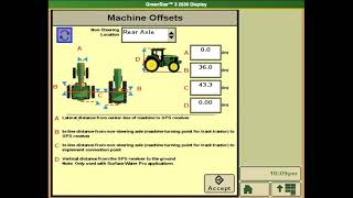 How to Update Offsets for Planting in a John Deere 2630 Display