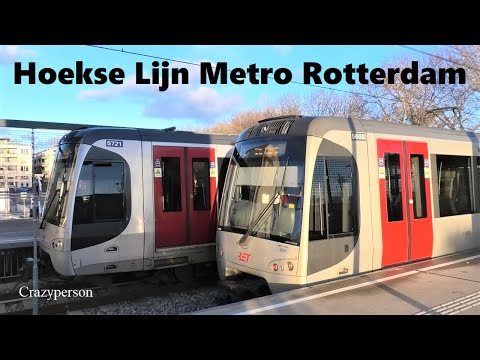 RET metro B Hoek van Holland en C De Terp op Vlaardingen West | Hoekse Lijn