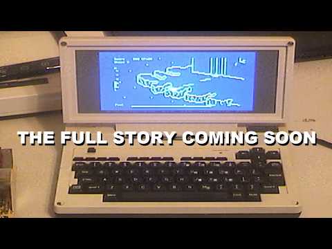 PREVIEW: Tandy Model 200 Computer POWER UP!