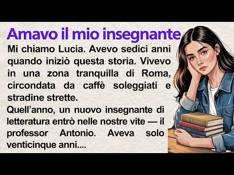 I Loved My Teacher ❤️ Italian Story for Listening Practice (A1–A2) | Italiano Tales