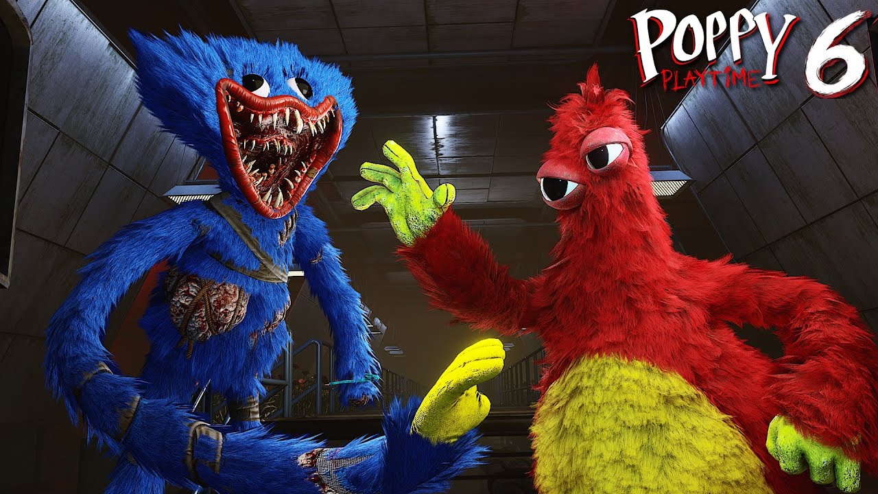 CHUM meets with Huggy Wuggy? (secret scene) - Poppy Playtime: Chapter 6