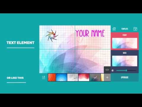 Business Card Maker & Creator Video