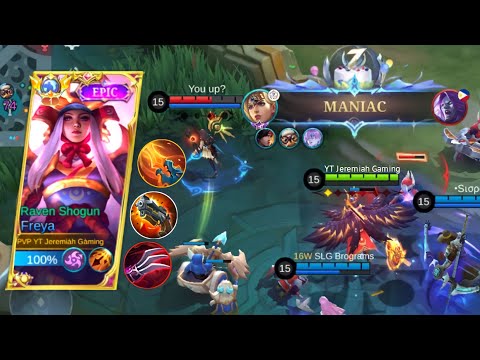 ONLY 0.001 KNOWS THIS UNKILLABLE FREYA HACK DAMAGE BUILD🔥 ( FREYA BEST BUILD 2023 ) MLBB