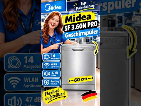 MIDEA SF 3.60N PRO Geschirrspüler 🇩🇪 