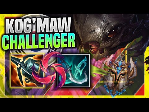 KOREAN CHALLENGER TESTS KOG'MAW NEW BUFFS VS RULER! - Korean Challenger Kog'maw ADC vs Kalista!