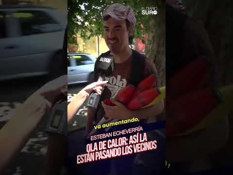 Esteban Echeverría: Ola de calor, así la están pasando los vecinos
