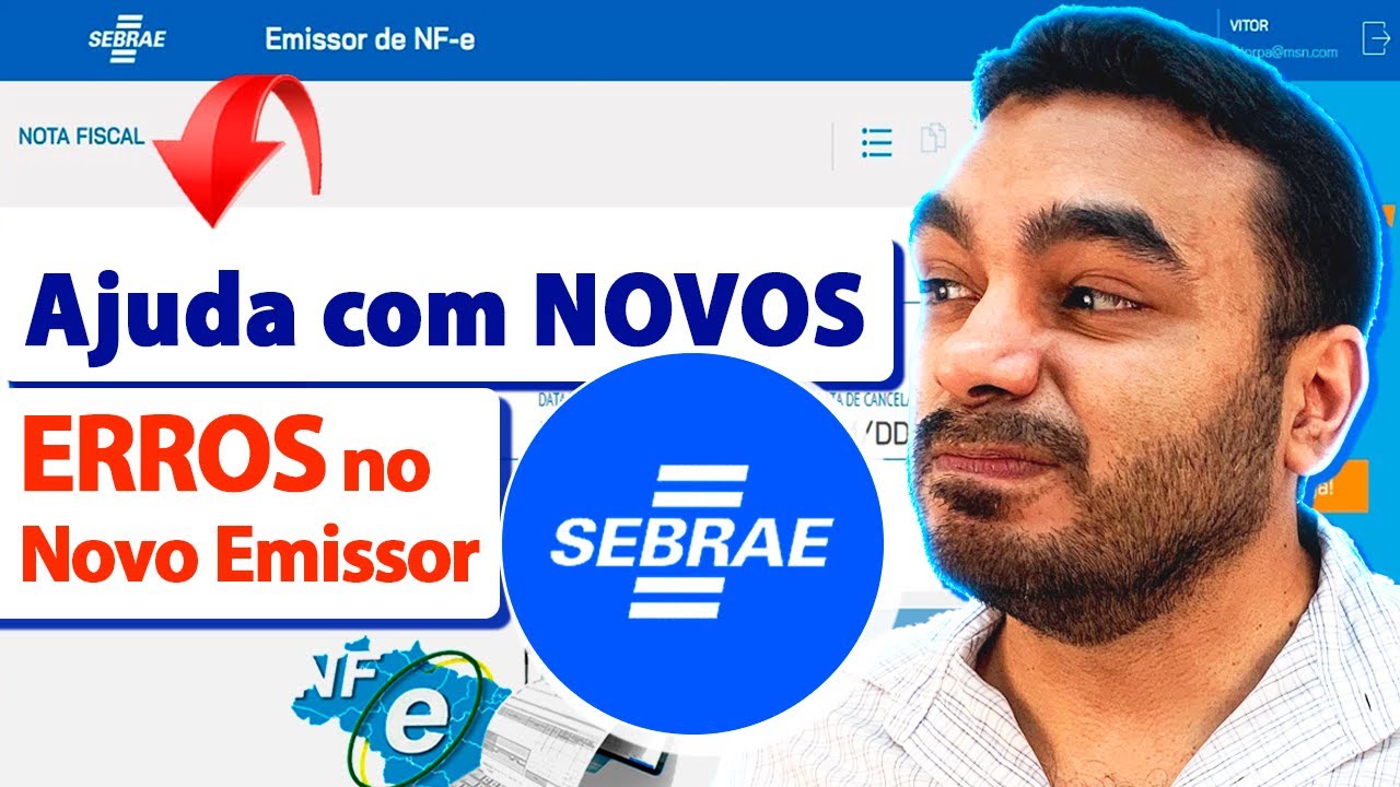 [ERRO] NOVO emissor de NOTA FISCAL do SEBRAE | Principais ERROS resolvidos gratuitamente