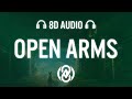 SZA - Open Arms  ft. Travis Scott(Lyrics) | 8D Audio 🎧