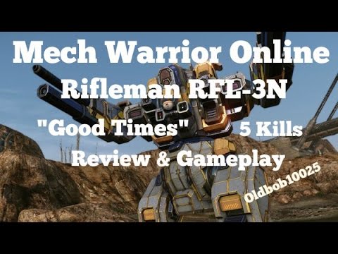 MechWarrior Online - Rifleman  RFL-3N "5 KILLS" Fun & Easy Build
