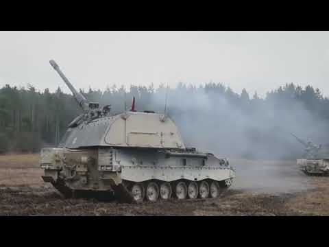 Monstrously Powerful PzH 2000 in Action - German Panzerhaubitze 2000 Artillery Fire