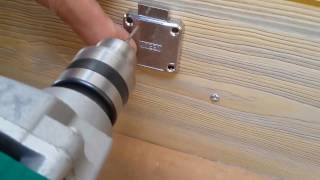 how to set or fix a lock to your table drawer