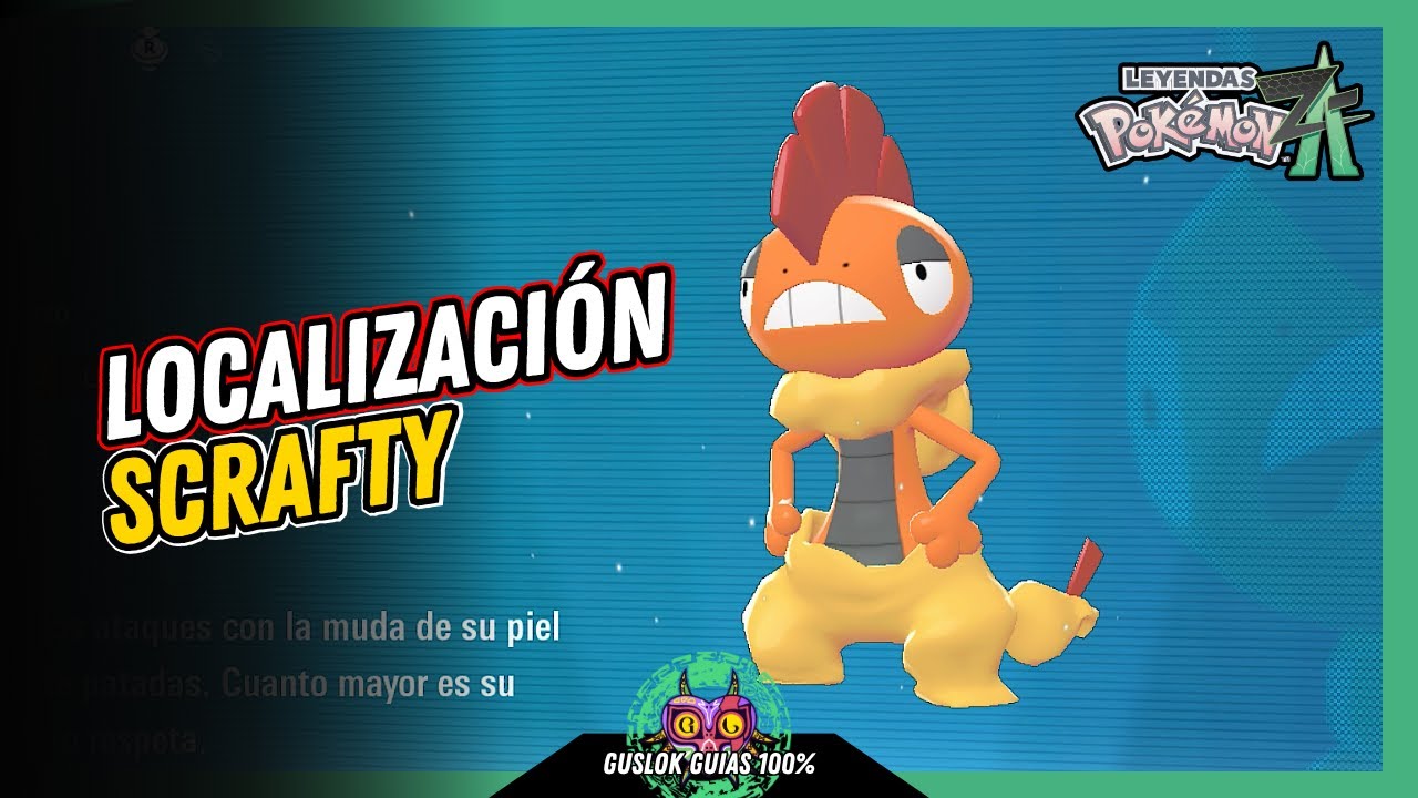 UBICACIÓN de SCRAFTY | GUÍA 100% | 💯Leyendas Pokemon: Z-A🏆 UBICACIÓN de SCRAFTY | GUÍA 100% | 💯Leyendas Pokemon: Z-A🏆
