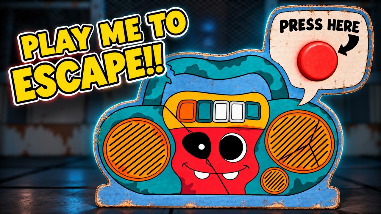 The BOOMBOX Cardboard Animation | ESCAPE FROM PLAYCARE 👀