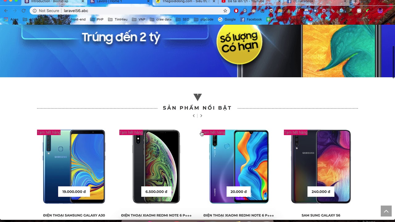 Bài 44 Sửa lại số lượng sản phẩm - Xây dựng website bán hàng