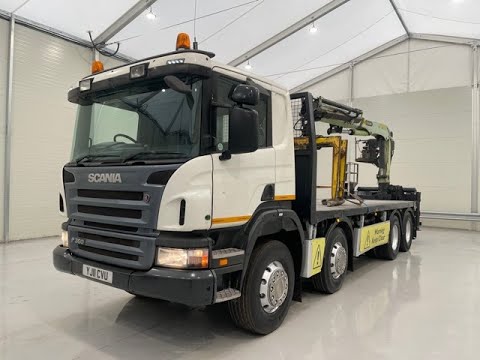 YJ11 CVU - Scania P360 8x4 Day Cab Brick Grab | Law Truck Centre UK