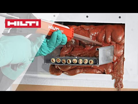 HOW TO apply Hilti CP620 firestop foam - UL
