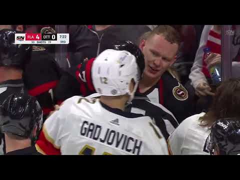 Dmitry Kulikov Goes After Brady Tkachuk Causing Chaos