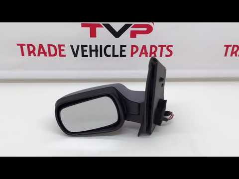 Fits Ford Fiesta Mk6 2002-2005 Door Wing Mirror Electric Heated Primed Passenger Side video