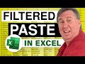 MrExcel's Learn Excel #977 - Filtered Paste 