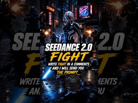 Epic lightsaber fight in a Cyberpunk world made with Seedance 2.0