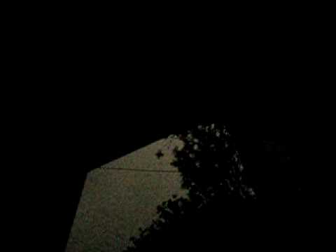 Naheinschlag beim Blitzfeuerwerk am 10.07.2010