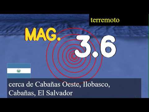 😱🚨  Terremoto cerca de Cabanas Oeste, Ilobasco, Cabañas, El Salvador actualizaciones en vivo hoy: Te