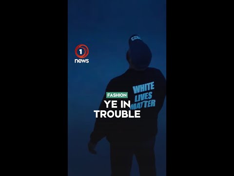 Rapper and fashion designer Kanye West sent 'White Lives Matter' T-shirts down the runway. #shorts