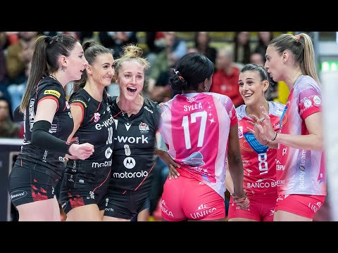 ALL "MEGA RALLY" of the DERBY Firenze - Scandicci | Lega Volley Femminile 2022/23