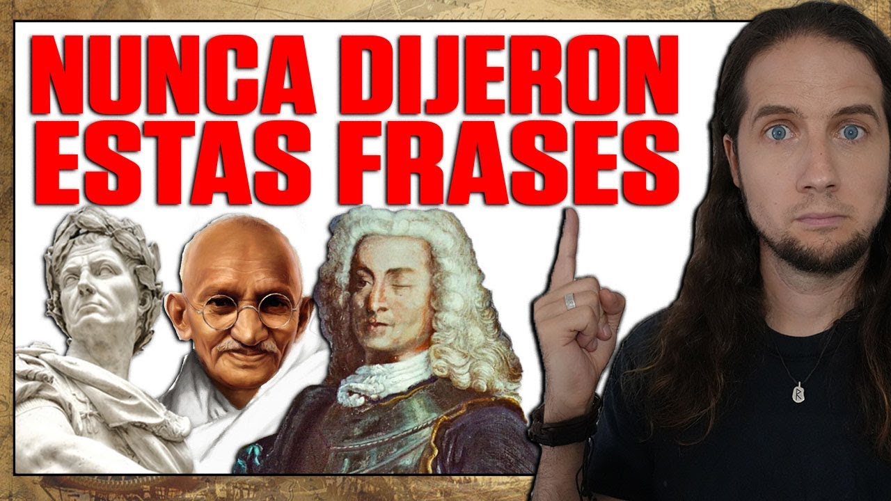 10 FRASES HISTÓRICAS FAMOSAS QUE NUNCA SE DIJERON