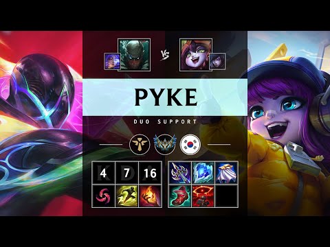 Pyke Support vs Lulu - KR Challenger Patch 25.15