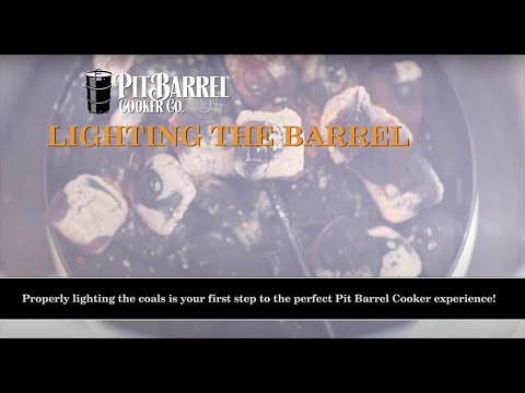 Lighting your Pit Barrel Cooker