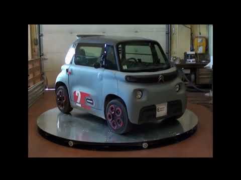 Plateforme tournante pour petite voiture électrique_2