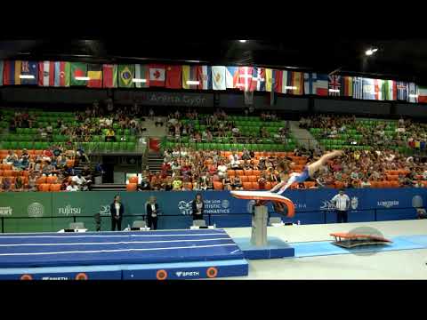 FAURE Alison (FRA) - 2019 Artistic Junior Worlds, Gyor (HUN) - Qualifications Vault 1