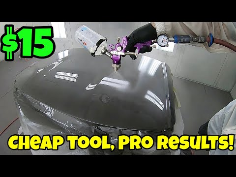 How To Get AMAZING Results With A $15 Harbor Freight Paint Gun!