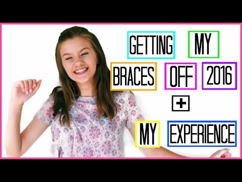 Getting My Braces Off + My Experience! Video